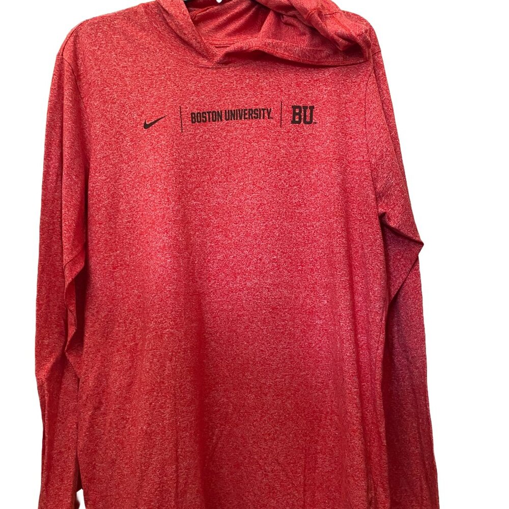 Nike Red Boston University BU Hooded Sweatshirt